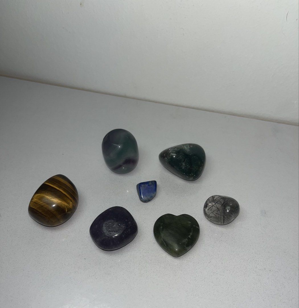 Crystal Tumbles (Category: Precious Stones) located in Marikina City. Submitted by _project.quartz (Listing ID 1464556185, Image 2). Description: these were curated pieces take all for 350 only ✨ check my profile for more crystal sale 💎.
