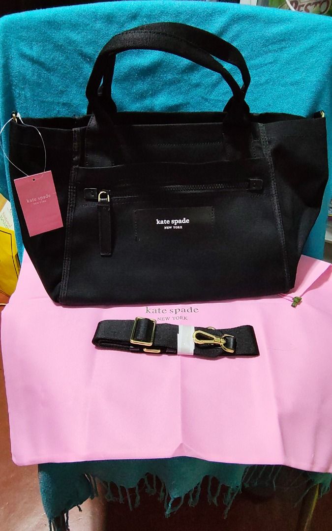 Dash KS Canvas Tote Bag (Category: Luxury Bags & Wallets) located in Caloocan City. Submitted by jpmshoppe (Listing ID 1464453416, Image 1). Description: - Canvas shoulder/cross body bag - with inner pockets - good for travel or everyday use - size is L 11" x W 6" x H 10.5".
