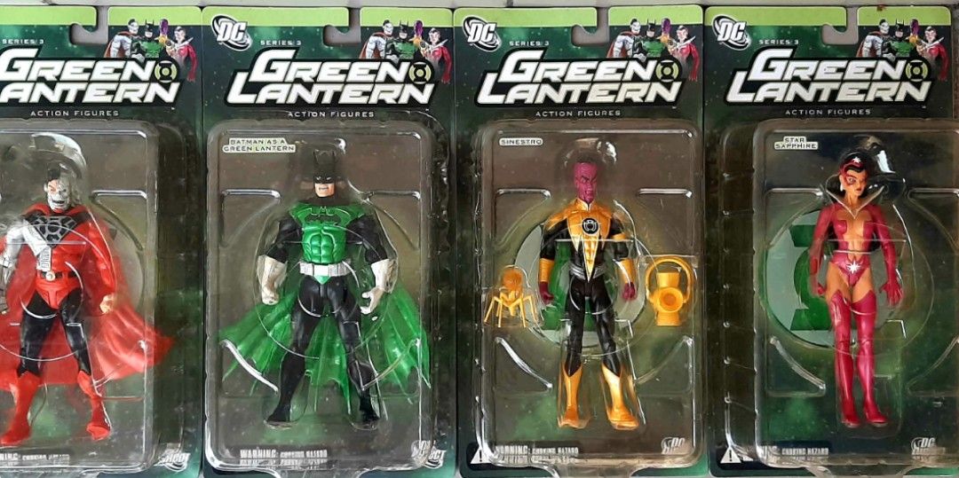 DC Direct Green Lantern Series 1 to 3 Collections (Category: Figurines & Statues) located in Liloan. Submitted by angelyneroberts_171329 (Listing ID 1461648712, Image 3). Description: FOR SALE DC Direct Green Lantern Series 1 to 3 Collections DESCRIPTION : - Series 1 released in 2002 featuring Emerald Shield, Kilowog , Black Hand, Parallax , Ganthet & Guardian , Hal Jordan - Series 2 released in 2006 featuring Manhunter, Guy Gardner, Salakk, Sine