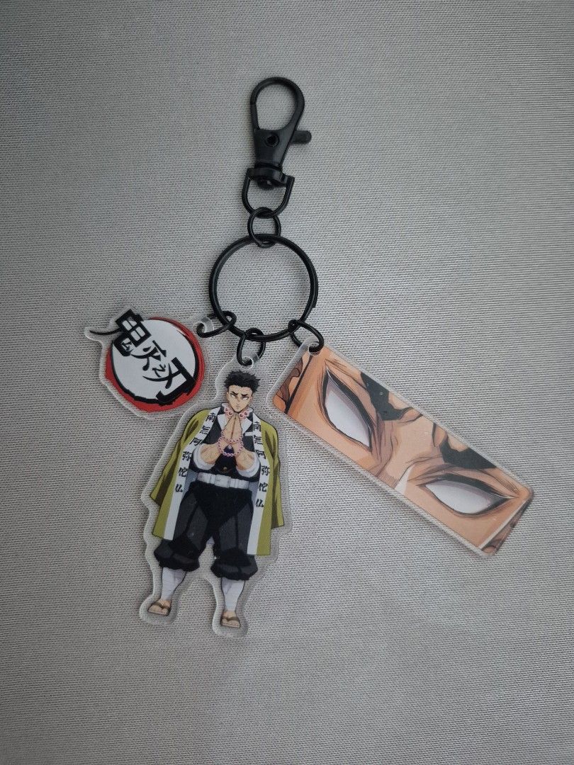 Demon Slayer Acrylic Keychains (Category: Character Goods) located in Malasiqui. Submitted by yoonisthings (Listing ID 1464504991, Image 2). Description: Demon Slayer Acrylic Keychain ₱50each **​Buy 2 or more to get more discounts Available characters: ~ Giyuu ~ Gyomei ~ Shinobu ~ Muichiro ~ Inosuke.