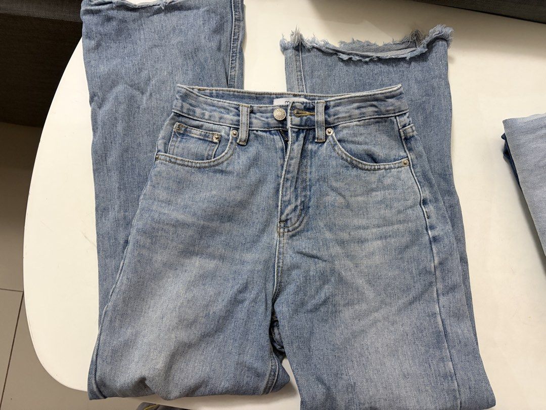 Denim Pants & Skirt - 1k TAKE ALL (Category: Jeans) located in Pasay City. Submitted by bananaac_ (Listing ID 1464480085, Image 1). Description: - 200 each or 1k take all - no ww - these are all from my closet and used so please manage your expectations - you can message for more details.