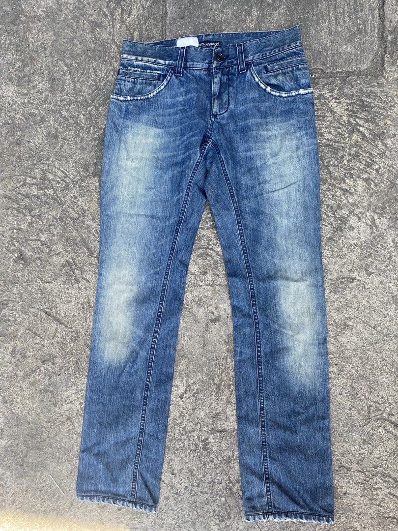 D&G jeans (Category: Luxury Apparel) located in Manila. Submitted by mikeed. (Listing ID 1464385404, Image 3). Description: D&G jeans waist 30 Length 40 Hem 7 .