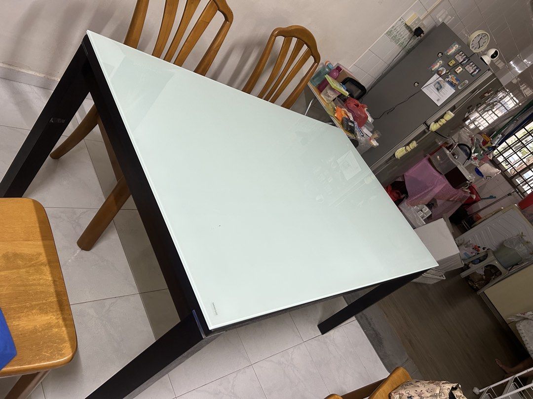 Dining Table (Category: Tables & Sets) located in Singapore. Submitted by wsing88 (Listing ID 1464381227, Image 2). Description: - Table for 6 persons - Conditions 9.5 / 10 (good as new) - For pickup only .