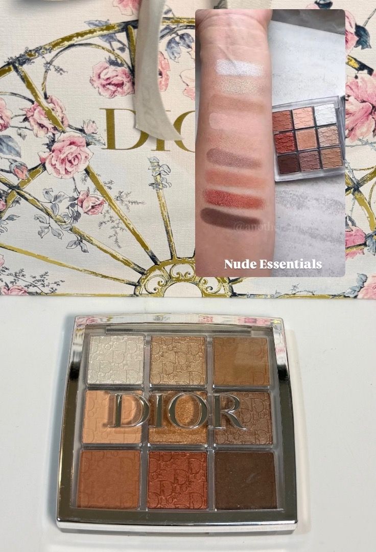 Dior 9-Color Eyeshadow Palette (Category: Makeup) located in Cebu City. Submitted by kyeshamori24 (Listing ID 1464456068, Image 1). Description: - Dior eyeshadow palette with 9 shades - Features neutral and warm tones - Some shades have the iconic Dior logo pressed in - Comes in a clear, elegant case - Versatile for everyday makeup or dramatic smoky eyes.