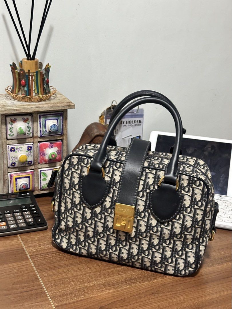 Dior Trotter Bowler Bag (Category: Luxury Bags & Wallets) located in Davao. Submitted by vintagefashionwear (Listing ID 1464456268, Image 1). Description: .
