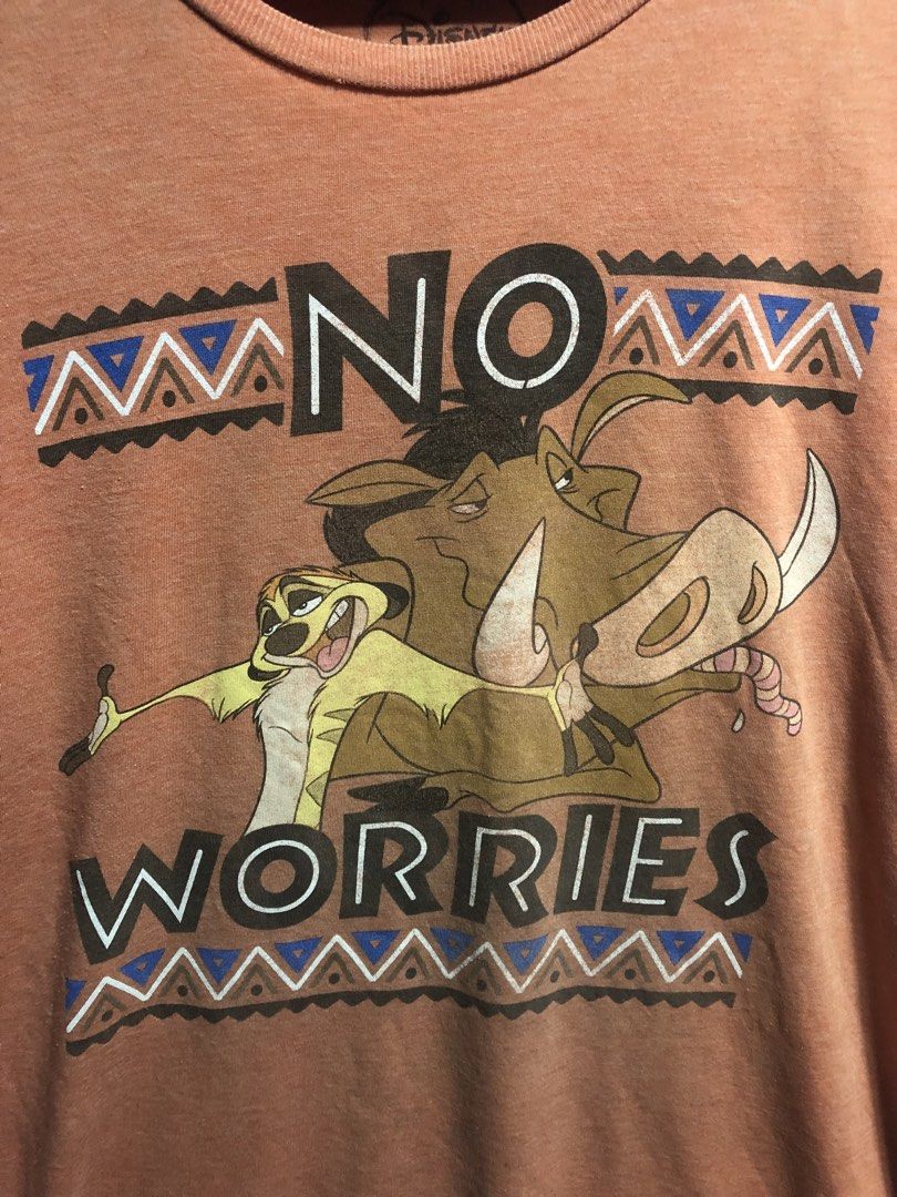 Disney lion king no worries (Category: Tshirts & Polo Shirts ) located in Cagayan de Oro. Submitted by kennymiiiiii (Listing ID 1464473829, Image 2). Description: 23*28 No issue .