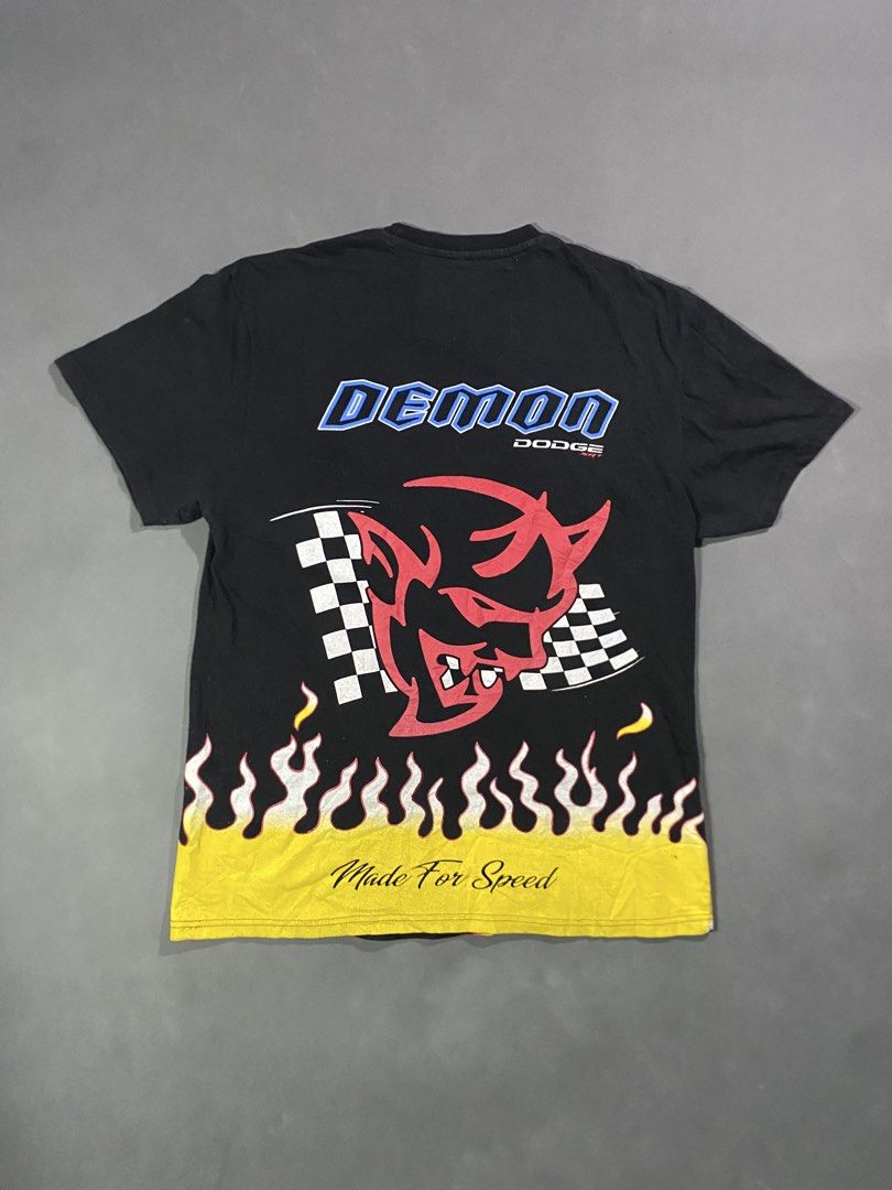 Dodge x Reason T shirt (Category: Tshirts & Polo Shirts ) located in Dumaguete. Submitted by darios_thrift (Listing ID 1464539384, Image 2). Description: Dodge x Reason T shirt ₱350 + sf Dimes : 21 x 28 Good condition ✅ Issue : Hairlines Need wash ♻️ Color rate : 9.2/10 (Color may vary due to lighting).