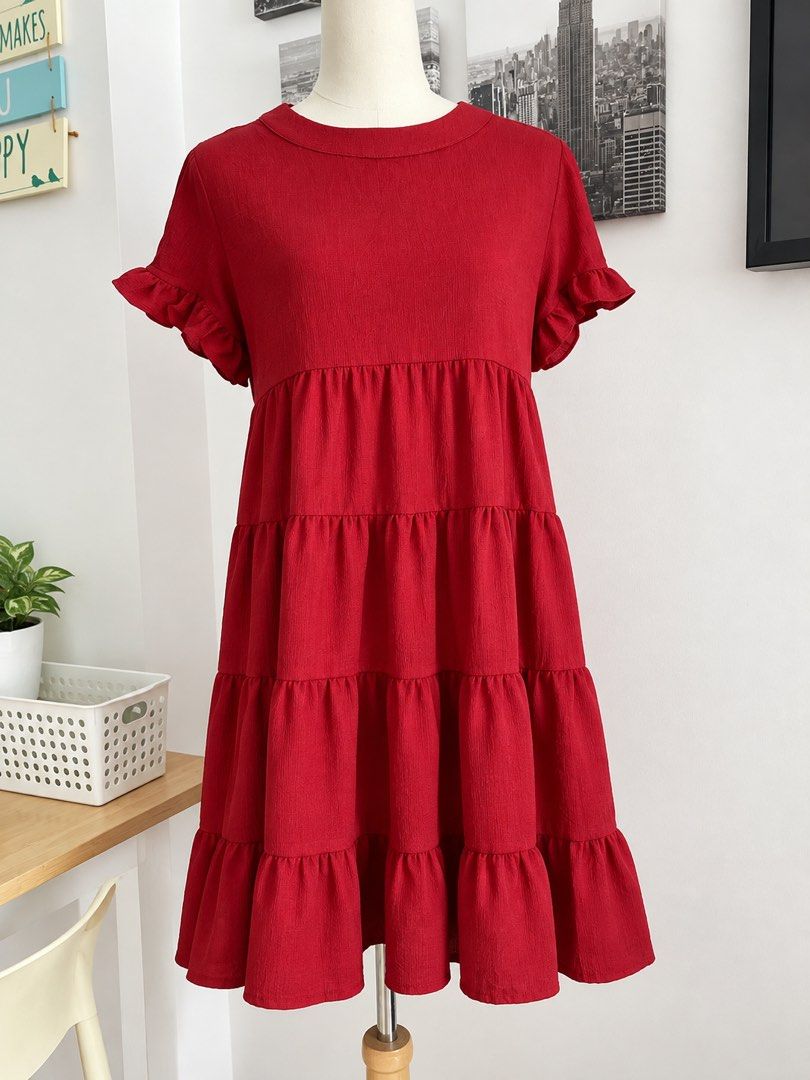 Doll dress (Category: Dresses) located in Manila. Submitted by qamilluxe (Listing ID 1464361601, Image 1). Description: Large size With inner lining *need lagyan isang button sa likod dko alam saan nalaglag hihi* .