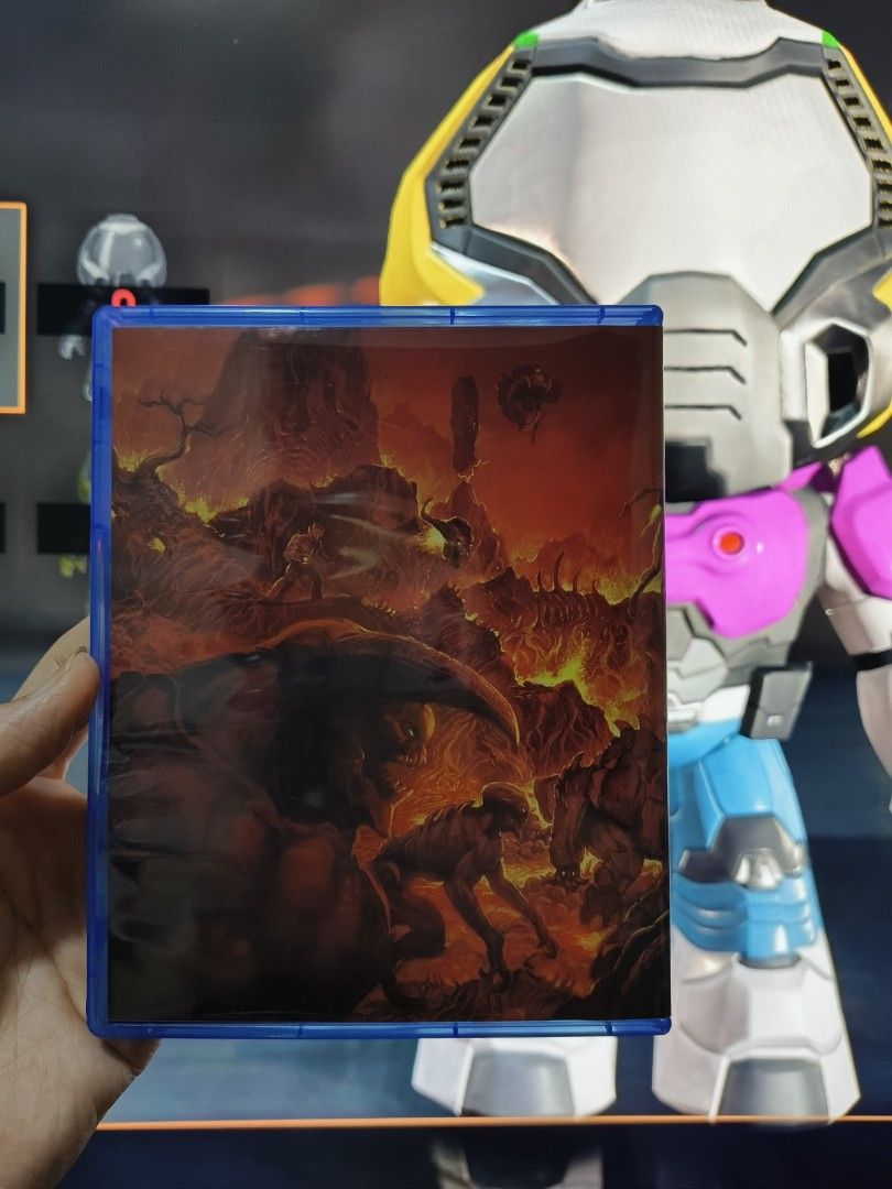 DOOM (PS4/PS5) (Category: PlayStation) located in Cavite. Submitted by munting_aklatan_ph (Listing ID 1464375138, Image 2). Description: DOOM (2016) PS4/PS5 – Pristine, Scratch-Free Disc! 🏷️ Price: ₱700 (Slightly negotiable) Experience the absolute masterpiece that redefined the modern shooter. This physical copy of DOOM (2016) runs flawlessly on the PlayStation 5 via backward compatibility, offering blistering fast load times and locked 60 FPS 