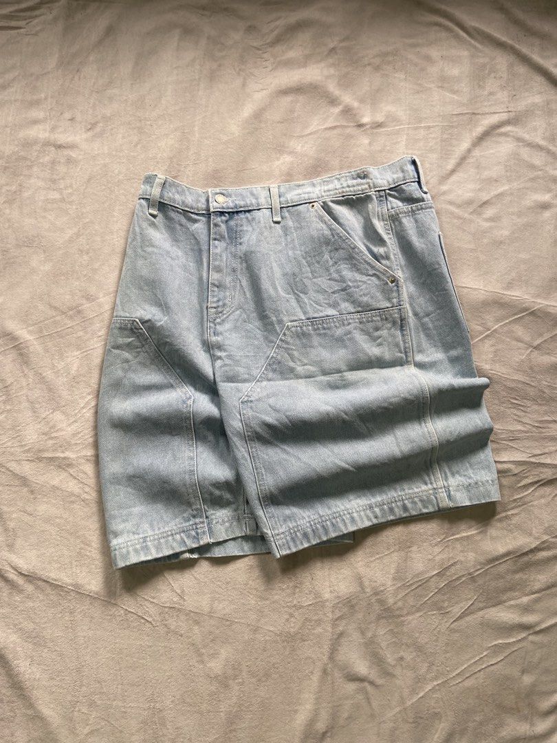 DOUBLE KNEE CARPENTER JORTS (Category: Shorts) located in Bacolod City. Submitted by clerkhexx (Listing ID 1464543416, Image 2). Description: DOUBLE KNEE CARPENTER JORTS Brand: BOLLEN Measurements: Waist: 32-39 Lenght: 22 Thigh: 15 Leg Hole: 13.5 Mine: 450 Condition of this item 10 - color rate 10- no issue Check every photos for conditions of the item EOB / END OF BIDDING: TOMORROW (SUNDAY 9:01pm) Please note that some comments may not be visibl