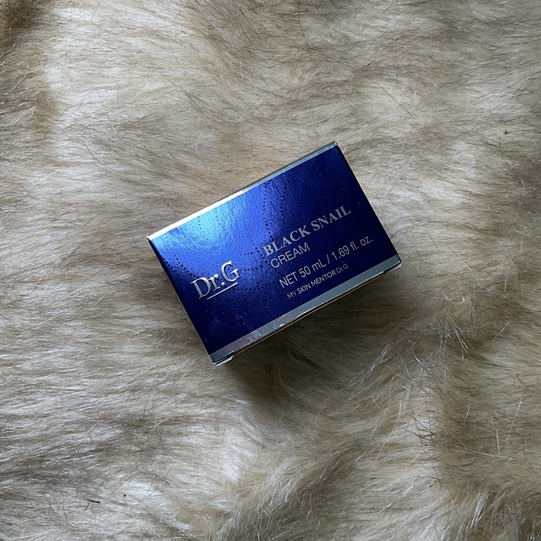 Dr.G Black Snail Cream 50ml (Category: Body Care) located in Manila. Submitted by randomlyyoursph (Listing ID 1464433728, Image 1). Description: Reason for sale: Decluttering (in other word, madami na po me gamit, ayaw ko ma expired sila dahil tinatambak ko lang sila, gets?) THIS IS ORIGINAL, ORIGINAL TALAGA AS IN! SF NOT INCLUDED EXP: 2029 Info: Dr.G Black Snail Cream: Beloved Glow-Firming Cream Trusted by Koreans Trusted by over 33 million user