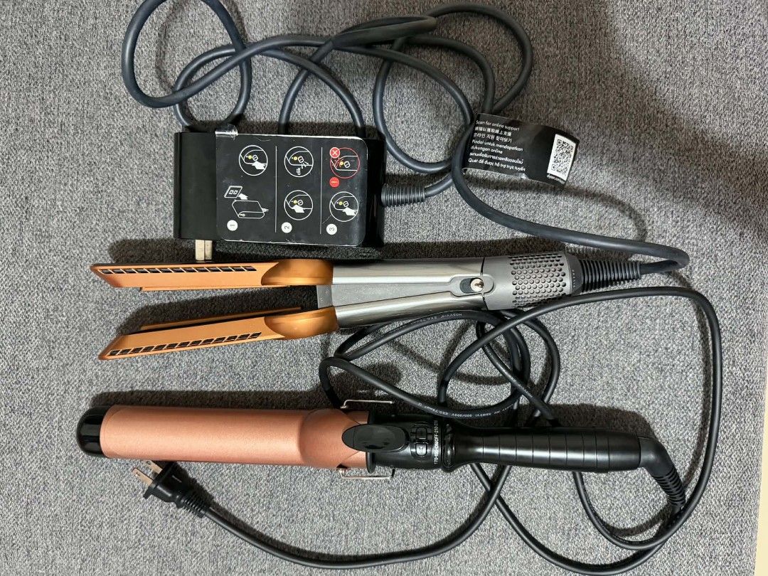 Dyson Corrale Straightener & Curling Wand Set (Category: Hair) located in Manila. Submitted by bbeymbap (Listing ID 1464493623, Image 1). Description: TAKE ALL FOR SALE!! HAIR TOLLS Dyson Airstait 'Dryer and Straighter' -NO ISSUE -8 MONTHS LANG SIYA NAGAMIT MUKA PA SIYA BAGO AT WALA NA PO SIYA KASAMA CASE OR BOX NIYA. -WALANG GASGAS PO SIYA AND MAY DUMI LANG SIYA BUT MALILISAN NAMAN SIYA KAAGAD AT NAPUPUSAN AGAD SIYA - ORIGINAL PRICE NIYA IS NASA