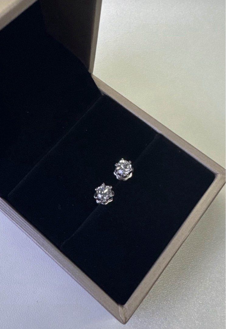 Earrings Lab Grown Diamons (Category: Bath) located in Las Pinas. Submitted by sparkjoy2022 (Listing ID 1464534106, Image 1). Description: half carat each bought from wanderluxebyjen.