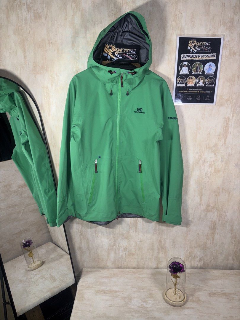 ELEVENATE GORETEX SHELL JACKET (Category: Coats, Jackets and Outerwear) located in Cabuyao City. Submitted by pormanation-thrift-store (Listing ID 1464372982, Image 1). Description: ELEVENATE GORETEX SHELL JACKET Condition: LIKE NEW Color rate: 10/10 (PWEDE SA MASELAN) Size: SMALL Dimes: 21.5”Wx29-30”L Issue: NONE‼️ Price: 2500.