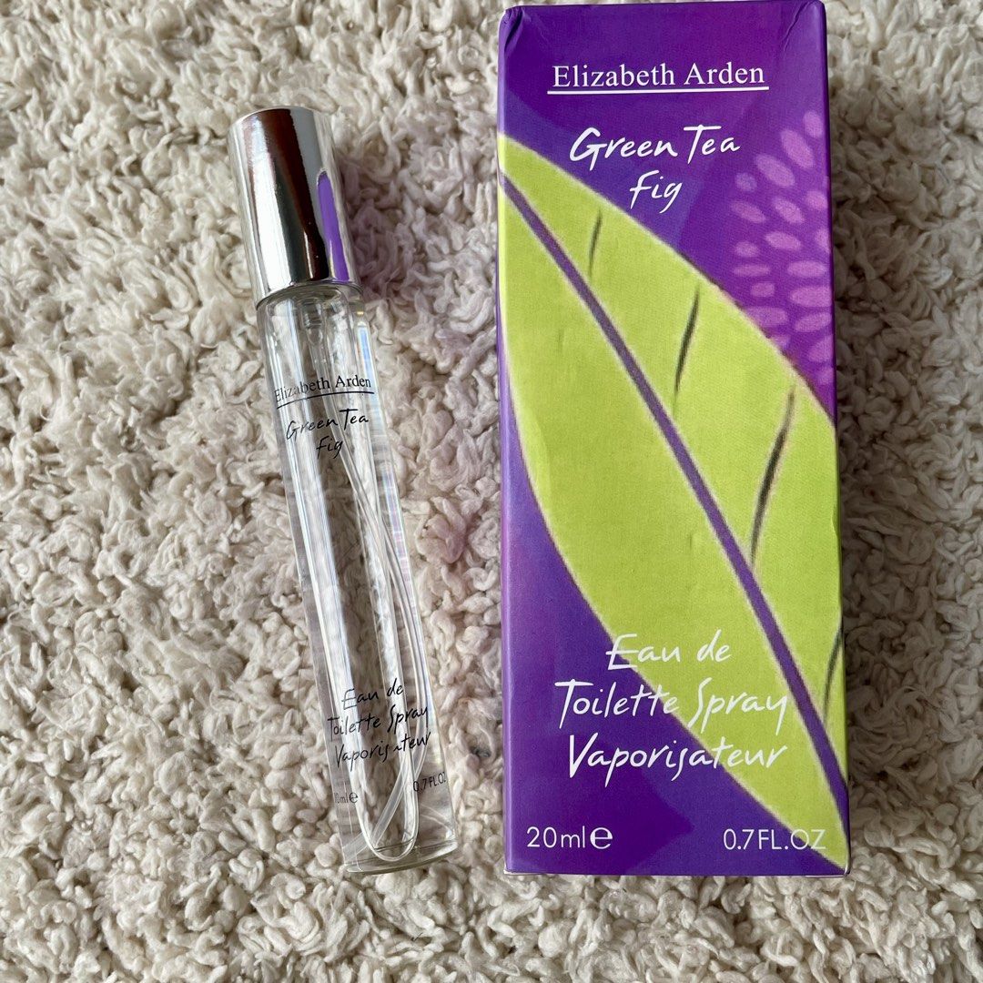 Elizabeth Arden Green Tea Fig EDT 20ml (Category: Fragrance & Deodorants) located in Subic. Submitted by javsprelovedstuffs (Listing ID 1464398861, Image 1). Description: Tester- oil based Can last several hours 20ml.