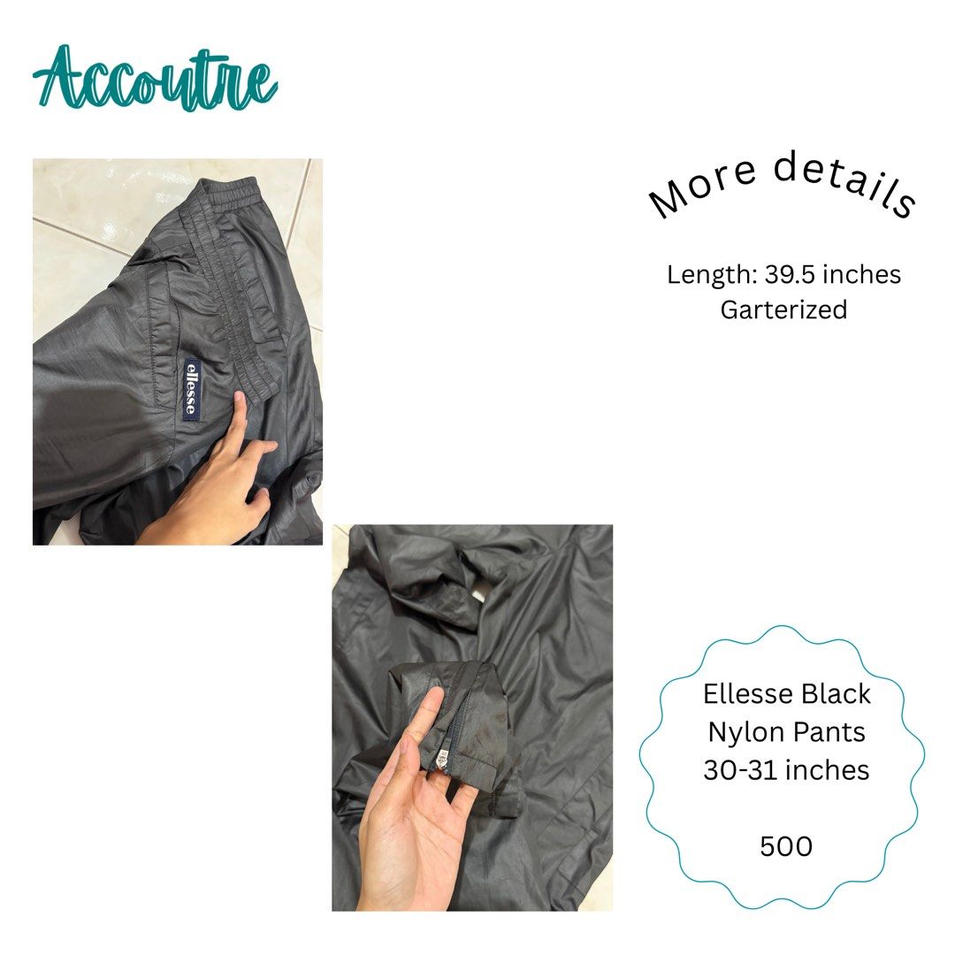 Ellesse Nylon Pants (Category: Joggers) located in Pasig City. Submitted by accoutre (Listing ID 1464409290, Image 2). Description: .