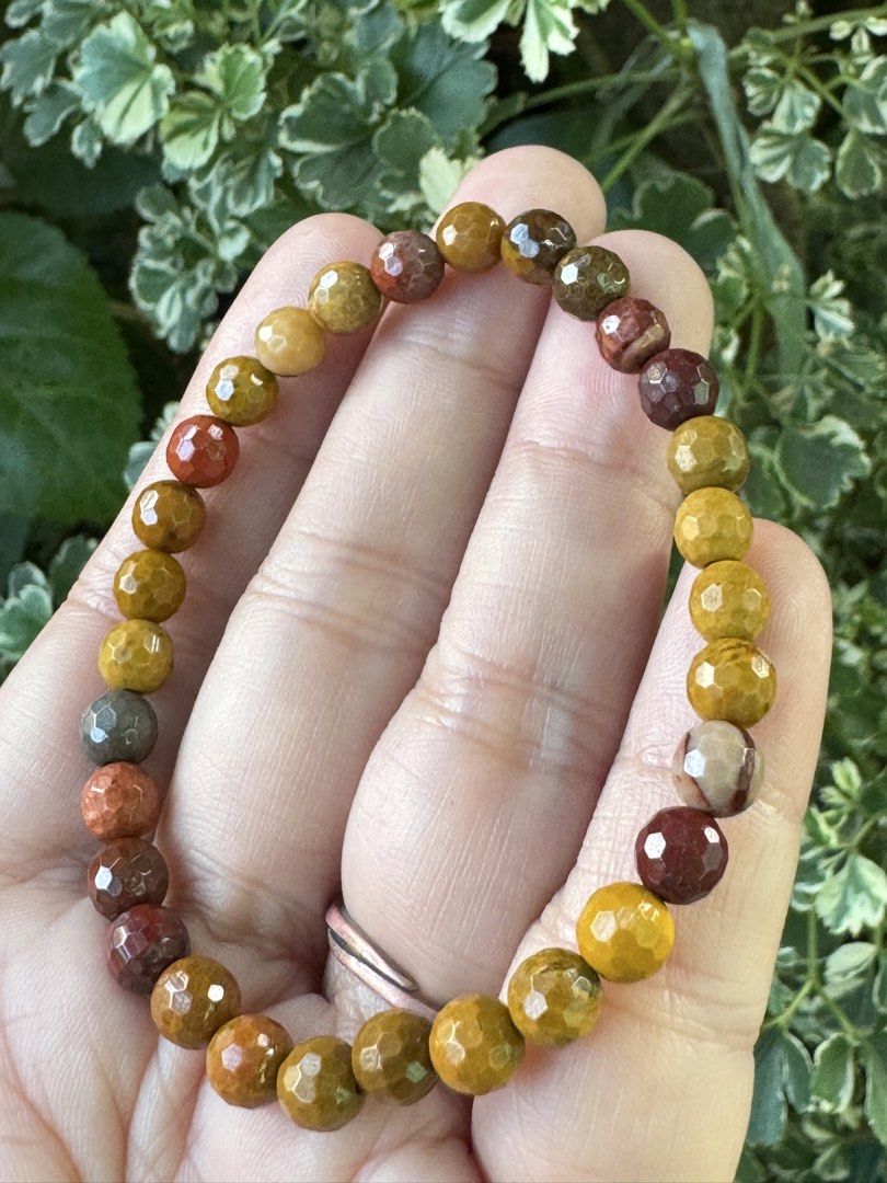 FACETED MOOKAITE BRACELET 🍉 B1_JC005 (Category: Bracelets) located in Bulacan. Submitted by selling_low_by_bella_ben (Listing ID 1464415686, Image 3). Description: FACETED MOOKAITE 🍉 B1_JC005 🏷️ 240 6+ mm beads, 16 cm wrist.