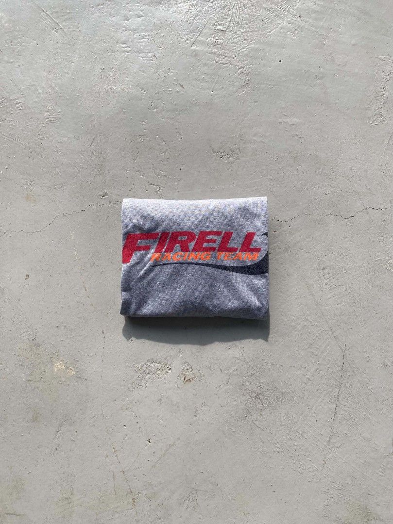Firell Racing Team Tee Shirt (Category: Tshirts & Polo Shirts ) located in Marikina City. Submitted by mar_tthrift (Listing ID 1464470979, Image 1). Description: Measurements: ‎Size: Medium to Large best fit ‎Width: 19.5 inches ‎Length: 26 inches ‎ ‎Description: ‎Great condition / No issue. Color may vary due to lighting. ‎DM for more details / Strictly No deleting comments..