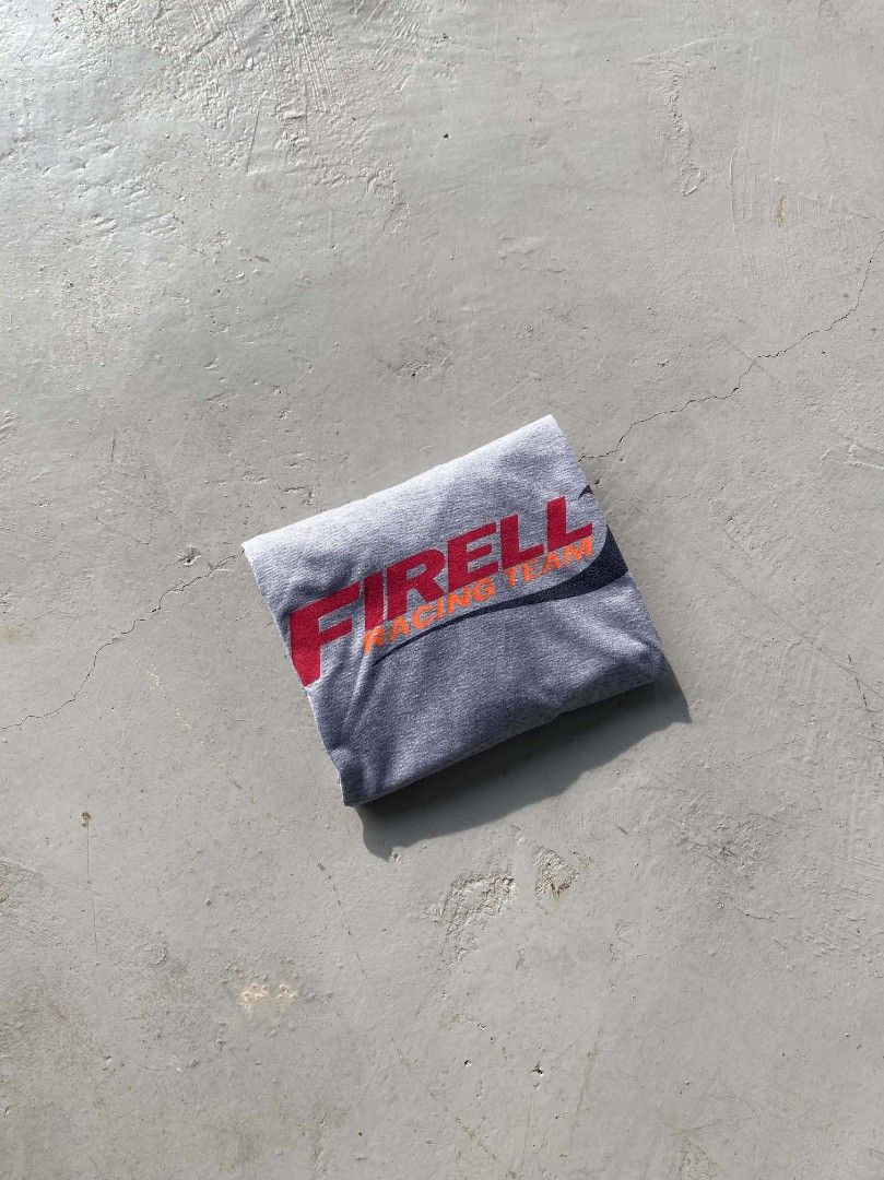 Firell Racing Team Tee Shirt (Category: Tshirts & Polo Shirts ) located in Marikina City. Submitted by mar_tthrift (Listing ID 1464470979, Image 2). Description: Measurements: ‎Size: Medium to Large best fit ‎Width: 19.5 inches ‎Length: 26 inches ‎ ‎Description: ‎Great condition / No issue. Color may vary due to lighting. ‎DM for more details / Strictly No deleting comments..