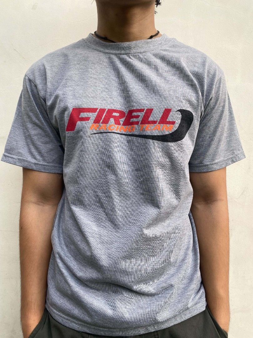 Firell Racing Team Tee Shirt (Category: Tshirts & Polo Shirts ) located in Marikina City. Submitted by mar_tthrift (Listing ID 1464470979, Image 3). Description: Measurements: ‎Size: Medium to Large best fit ‎Width: 19.5 inches ‎Length: 26 inches ‎ ‎Description: ‎Great condition / No issue. Color may vary due to lighting. ‎DM for more details / Strictly No deleting comments..