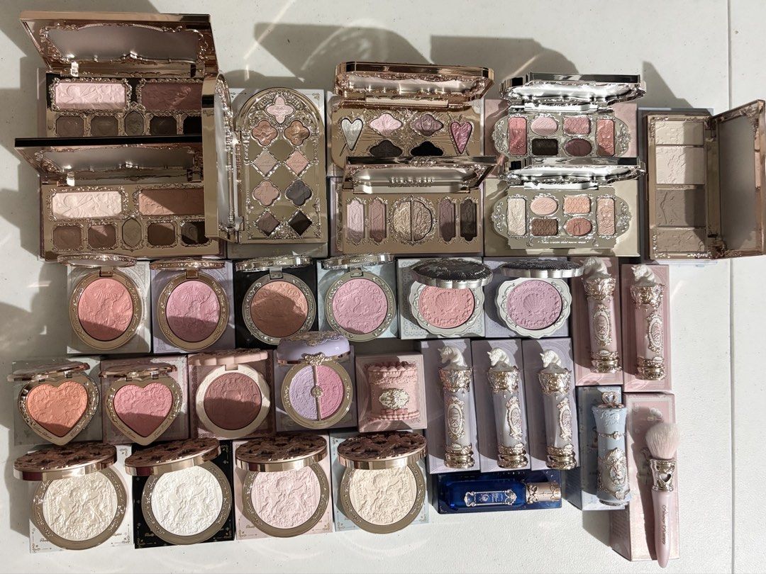 Flower Knows Makeup (Eyeshadow, Blush, Highlighter and Lippie) (Category: Makeup) located in Cavite. Submitted by 3yaaa018 (Listing ID 1464510665, Image 2). Description: 1.) Flower Knows Eye Shadow Palette Strawberry Cupid Makeup Palette (02 Strawberry Black Currant) - ₱950 (orig price: ₱2,506) 2.) Flower Knows Eye Shadow Palette Strawberry Cupid Makeup Palette (01 Honey Canelé) - ₱950 (orig price: ₱2,506) 3.) Flower Knows Little Angel 9-Color Ey