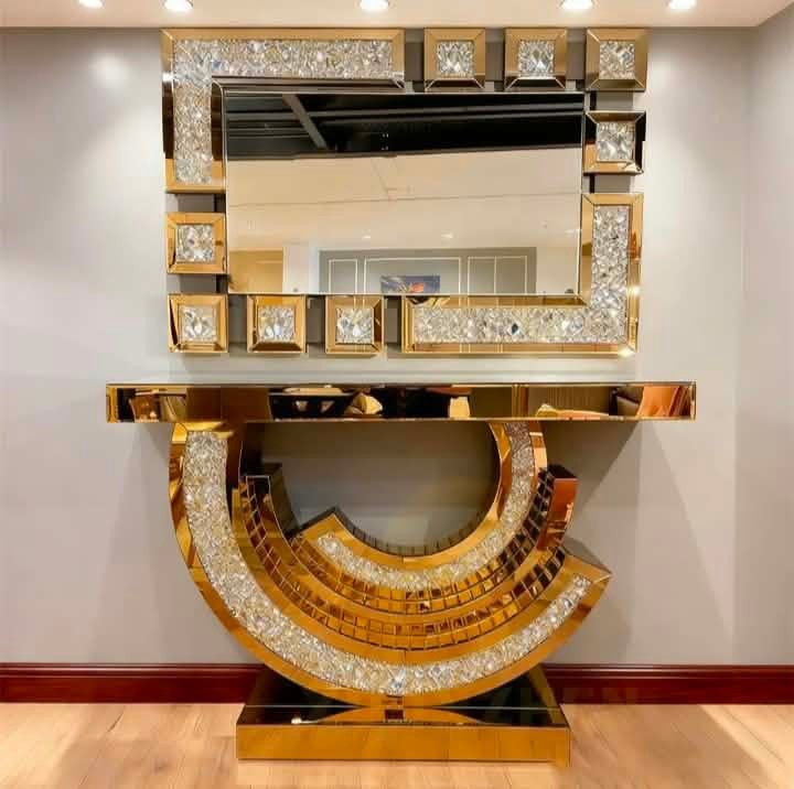 For Sale: Elegant Console (Category: TV Consoles) located in Baliuag. Submitted by krizzy_kris02 (Listing ID 1464487806, Image 1). Description: Size: 120*80*36cm. brand new with mirror heavy duty pre order -1 mos imported.