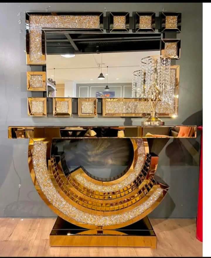 For Sale: Elegant Console (Category: TV Consoles) located in Baliuag. Submitted by krizzy_kris02 (Listing ID 1464487806, Image 2). Description: Size: 120*80*36cm. brand new with mirror heavy duty pre order -1 mos imported.