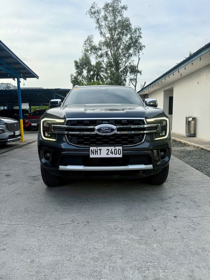 Ford Everest (Category: Used Cars) located in Quezon City. Submitted by jayjet.jayjet (Listing ID 1464382604, Image 2). Description: 2025 FORD EVEREST TITANIUM+ 4X4 Automatic Transmission 16t km only Bi-Turbo Diesel Sunroof 360 camera Paddle shift Cruise Control Push Start Engine Genuine Leather All Power All Original No Issues No Accidents Well Kept Mechanic Inspected Complete Tools, Jack and Spare Tire Price P1.888m Slightly negotiable upon vie