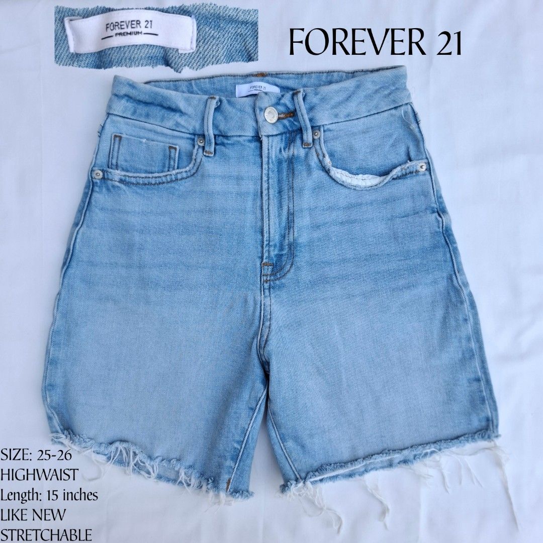 Forever 21 bermuda shorts (Category: Shorts) located in San Fernando. Submitted by analex05 (Listing ID 1464465747, Image 1). Description: size: 25-27 forever 21 brand super like new condition .