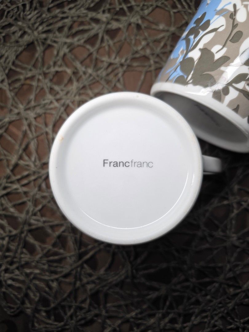 Francfranc Floral Mug - 2 available (Category: Coffee & Tea Tableware) located in Zamboanga. Submitted by lunavinum (Listing ID 1464427891, Image 3). Description: Francfranc Floral Botanical Mug Approx meas: 3.2x3.1 inches Condition: New 2 available 165 each.