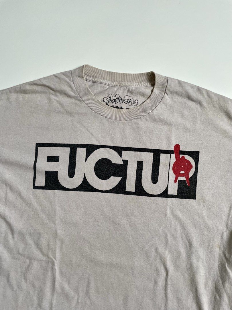 Fuctup La Shirt (Category: Tshirts & Polo Shirts ) located in Imus. Submitted by streetgrails.ph (Listing ID 1464428983, Image 3). Description: FUCTUP LA SHIRT 21 x 29 (size large on tag) in good condition 9/10 color rate issue: yellow stains, need wash imus cavite loc! 📍 courier/mode of delivery: j&t or lalamove mode of payment: payment first thru gcash only! 📌 no return/refund! 📌 can send proof of legitimacy! .