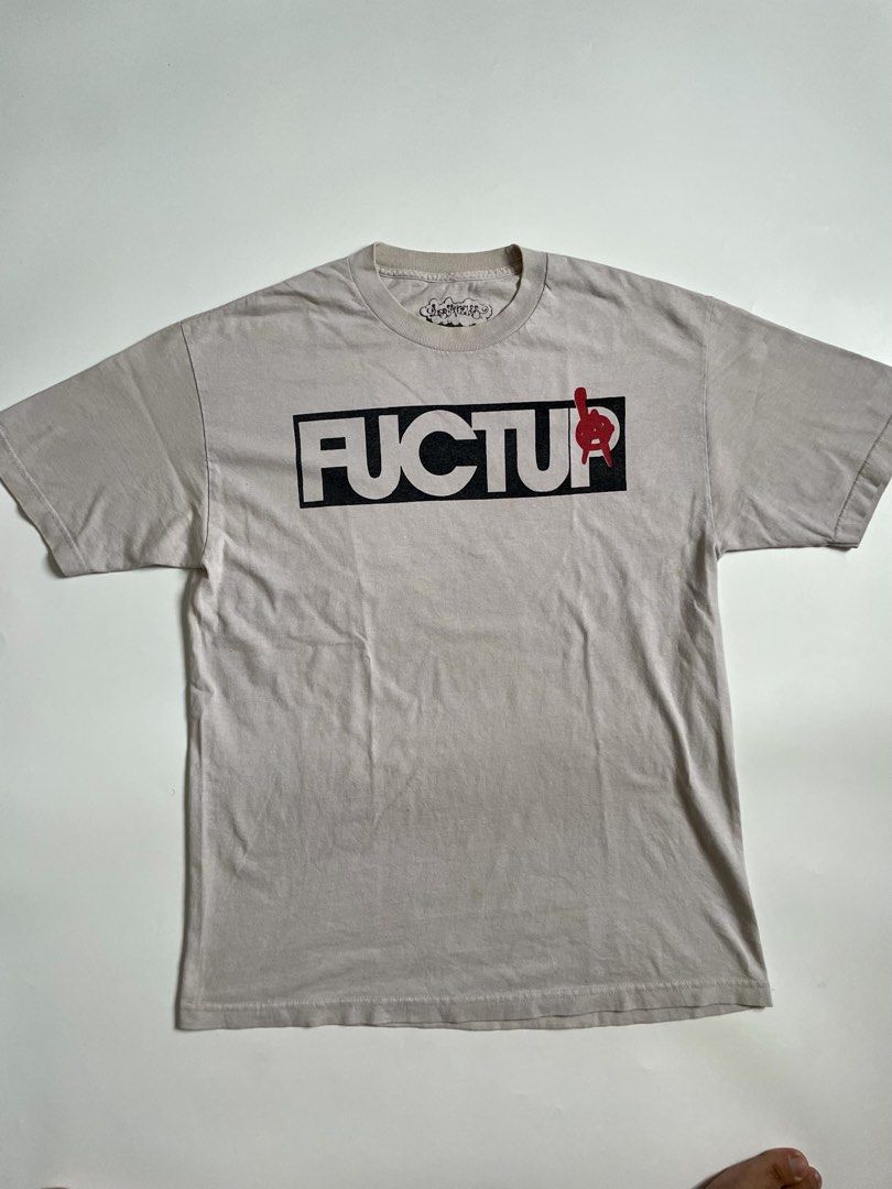Fuctup La Shirt (Category: Tshirts & Polo Shirts ) located in Imus. Submitted by streetgrails.ph (Listing ID 1464428983, Image 2). Description: FUCTUP LA SHIRT 21 x 29 (size large on tag) in good condition 9/10 color rate issue: yellow stains, need wash imus cavite loc! 📍 courier/mode of delivery: j&t or lalamove mode of payment: payment first thru gcash only! 📌 no return/refund! 📌 can send proof of legitimacy! .