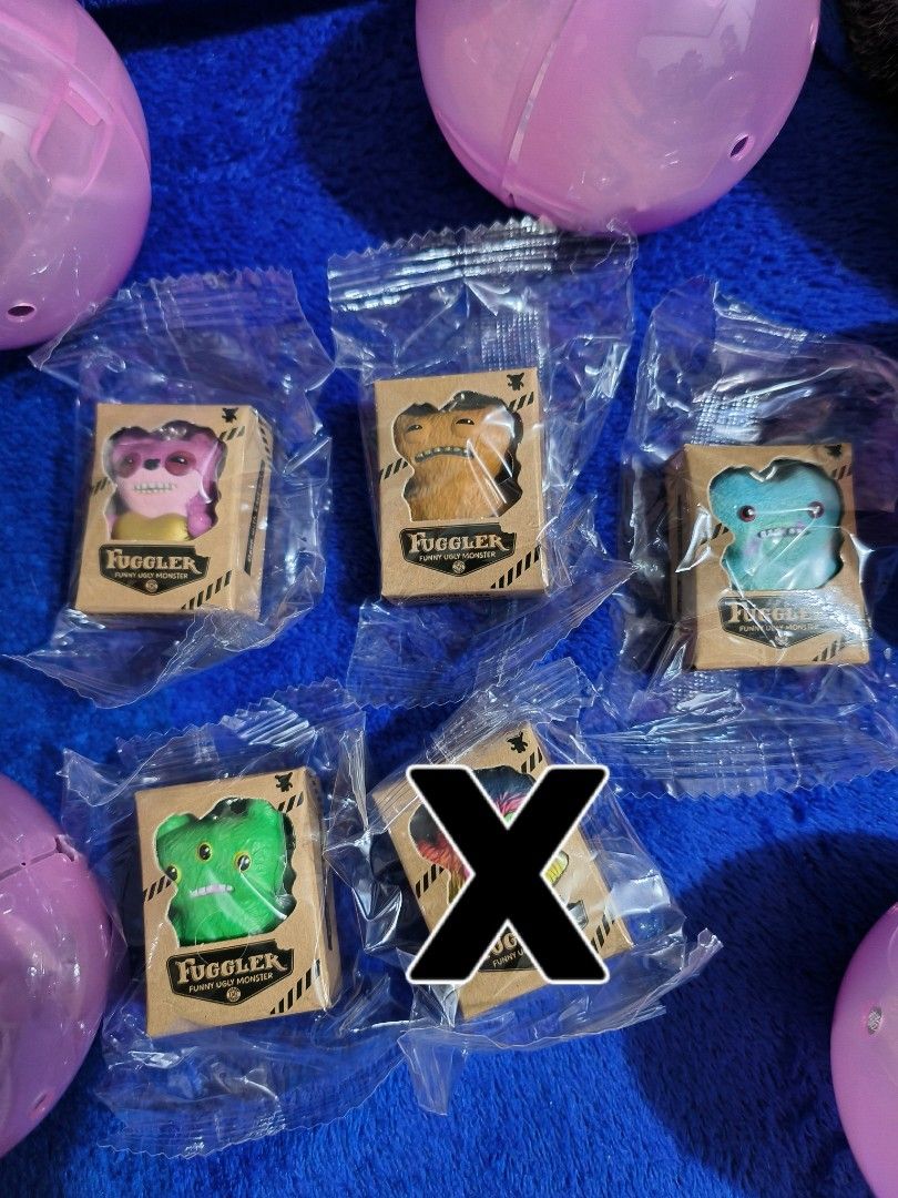 Fuggler Miniature Package keychain Gashapon (Category: Designer & Blind Box Toys) located in Zamboanga. Submitted by emperor_fugglord (Listing ID 1463266030, Image 2). Description: Brand new from Japan 400 each 📌Teddy Bear Nightmare 📌Gnawing Terror 📌Gaptooth McGoo 📌Reek-O 🩷1,500 if you take all 4.