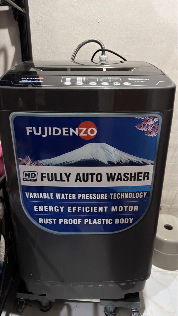 Fujidenzo JWA 6500 VT Fully Automatic Washing Machine (Category: Washing Machines and Dryers) located in Manila. Submitted by prelovedbydarkangel (Listing ID 1464367672, Image 3). Description: - Fujidenzo JWA 6500 VT Washing Machine - 6.5 kg capacity - Fully automatic operation - Variable water pressure technology - Energy efficient motor - Rust-proof plastic body - Air dry function .
