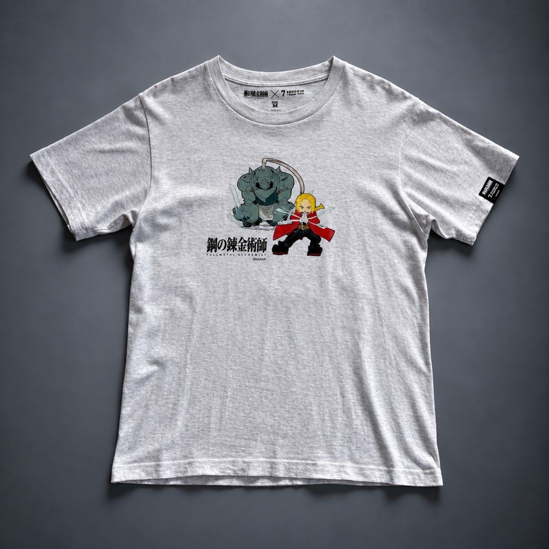 FULL METAL ALCHEMIST x 2 DEGREE STUDIO (Category: Tshirts & Polo Shirts ) located in Taguig. Submitted by clarrk95 (Listing ID 1464422859, Image 1). Description: Full Metal Alchemist x 2 Degree Studio Size: M (tag) Length: 26inches Width: 19.5inches PRICE: ₱400 ONLY! ✅ brandnew condition ✅ add shipping fee ✅ ignoring LP inquiry Shipping: Lalamove | J&T | LBC Location: Taguig📍 Payment: Gcash | Bank | Cash FB: THRFT IG: thrft_25 DM for more detail
