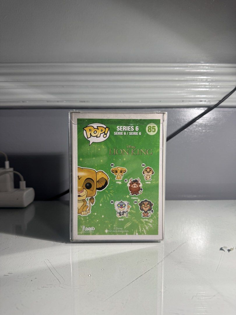 Funko Pop Disney The Lion King Simba #85 (Category: Designer & Blind Box Toys) located in Quezon City. Submitted by garagetoyz01 (Listing ID 1464403156, Image 3). Description: Funko Pop Disney The Lion King Simba #85 With Protector Case Metro Manila 🛵 Delivery via Lalamove Delivery Fee Shouldered by Buyer Mode of Payment : Gcash or Cash 🔵⚪️ PM for Details if Interested.