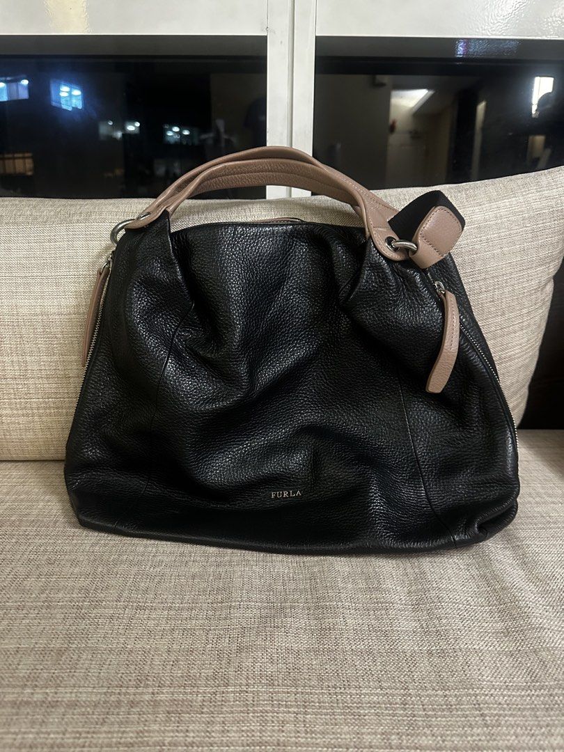 Furla Leather Tote Bag (Category: Shoulder Bags) located in Makati City. Submitted by thunderhippo (Listing ID 1464523217, Image 1). Description: Good condition since barely used but not kept properly - lost shape.