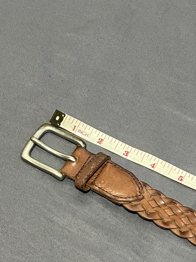 Gap leather belt braid (Category: Belt bags, Clutches and Pouches) located in Batangas. Submitted by thegudoldays (Listing ID 1464470486, Image 3). Description: Available !!! Vintage Gap braid leather belt Size XL on tag Made in china All details shown on pics ₱850 only.