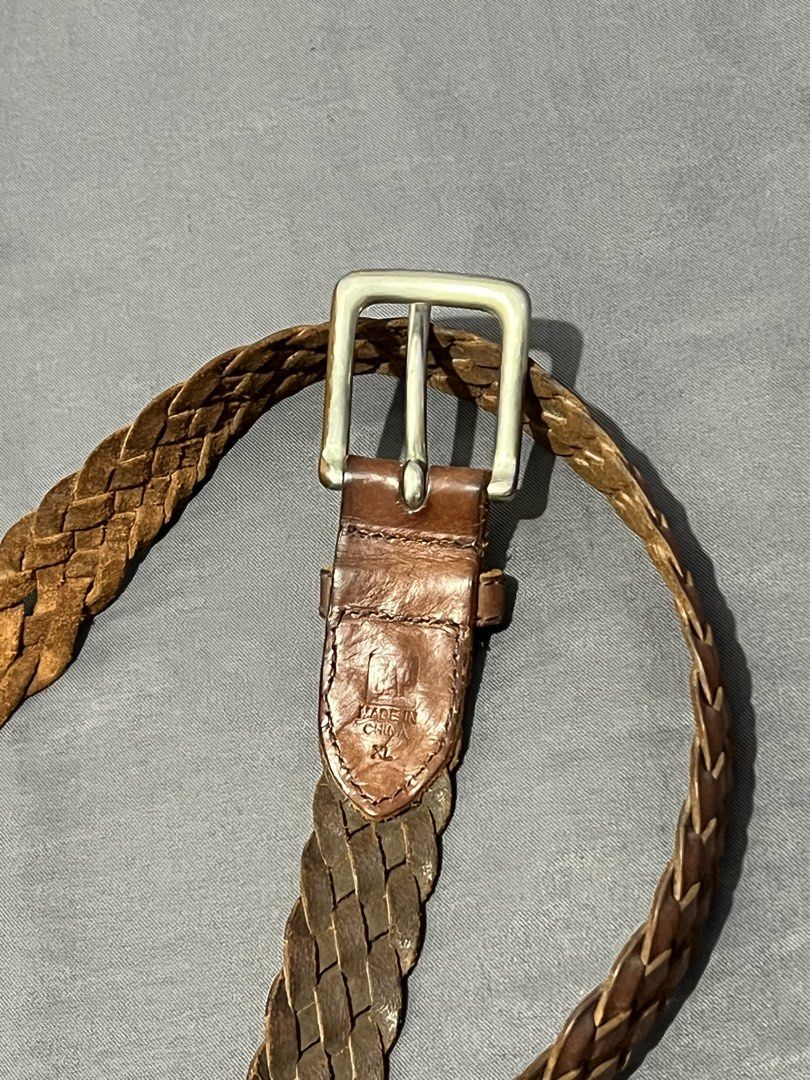 Gap leather belt braid (Category: Belt bags, Clutches and Pouches) located in Batangas. Submitted by thegudoldays (Listing ID 1464470486, Image 2). Description: Available !!! Vintage Gap braid leather belt Size XL on tag Made in china All details shown on pics ₱850 only.