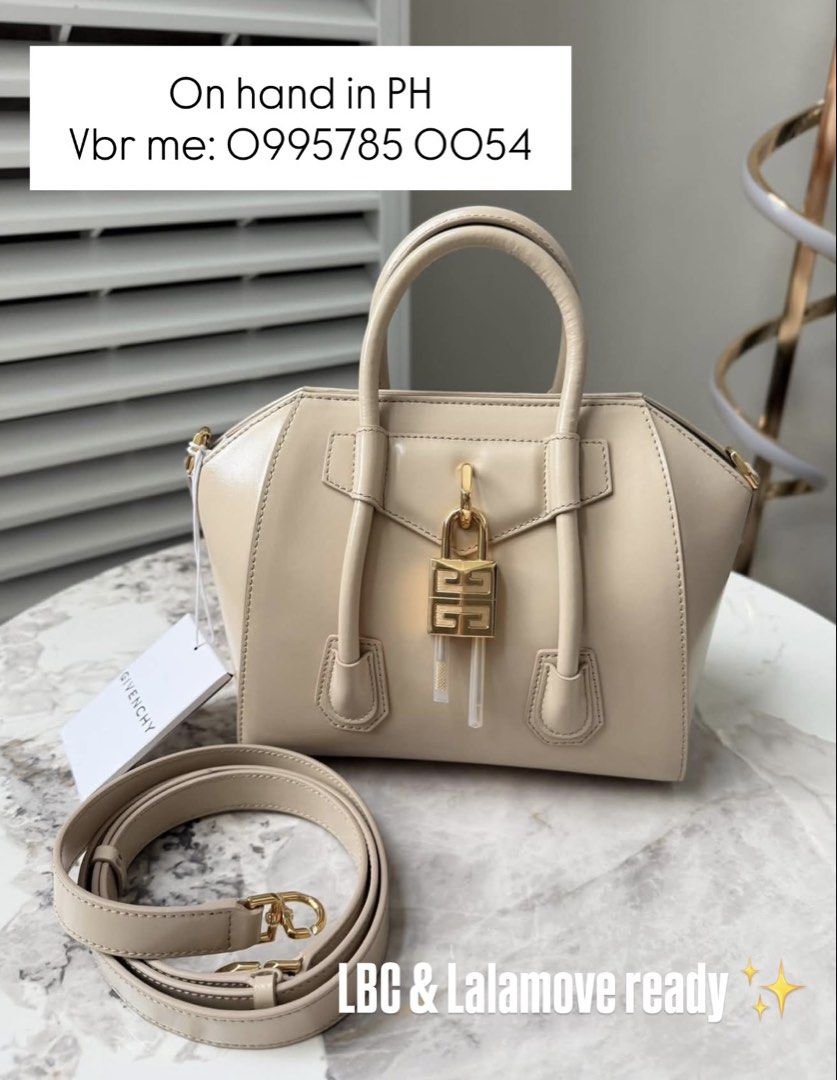 Givenchy Mini Antigona (Category: Luxury Bags & Wallets) located in Manila. Submitted by deiclacio_ (Listing ID 1464429668, Image 1). Description: On hand in PH Vbr me: 0995785 0054 BLUE APP: WITH LABEL.PH YOUR BET.PH.