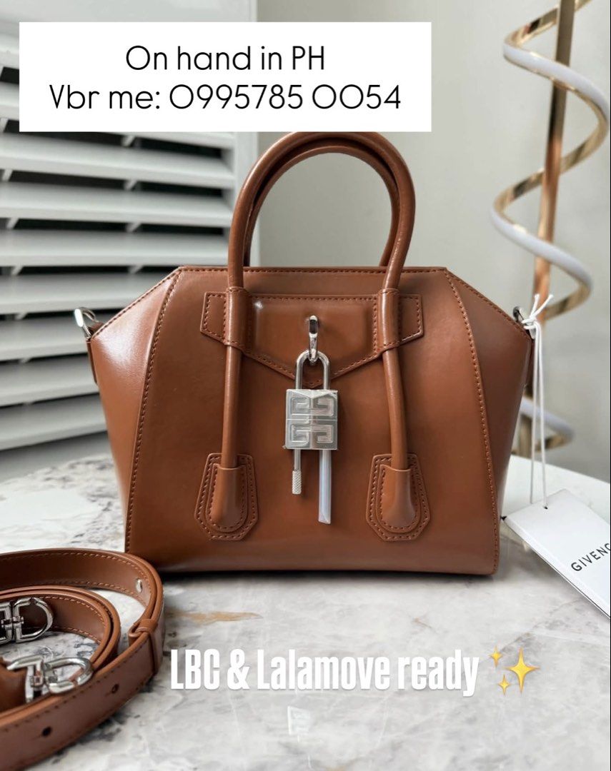 Givenchy Mini Antigona (Category: Luxury Bags & Wallets) located in Manila. Submitted by deiclacio_ (Listing ID 1464429896, Image 1). Description: On hand in PH Vbr me: 0995785 0054 BLUE APP: WITH LABEL.PH YOUR BET.PH.