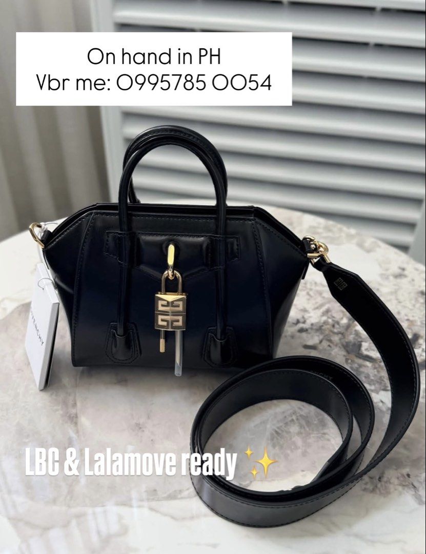 Givenchy Toy Antigona (Category: Luxury Bags & Wallets) located in Manila. Submitted by deiclacio_ (Listing ID 1464429447, Image 1). Description: On hand in PH Vbr me: 0995785 0054 BLUE APP: WITH LABEL.PH YOUR BET.PH.