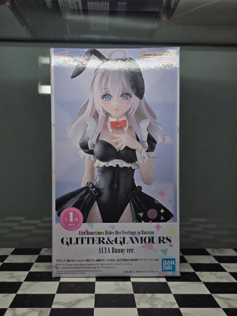 Glitter & Glamour Alya Bunny ver. (Category: Figurines & Statues) located in Imus. Submitted by legaspicsv-24358 (Listing ID 1464379623, Image 1). Description: Declared as BIB from fold box Japan - 2 pcs available No brown box or clam MOD: Flash, J&T, Lalamove, and LBC Loc: Imus, Cavite.