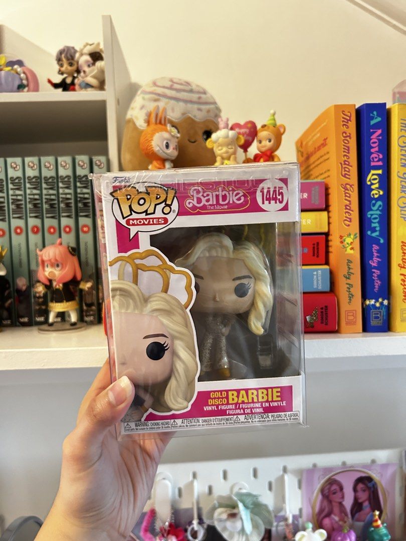 Gold Disco Barbie - Funko Pop (Category: Designer & Blind Box Toys) located in Paranaque City. Submitted by ubebianca (Listing ID 1464370390, Image 1). Description: comes with box protector, bought from hobbiestock in mint condition sdd, lbc, or j&t only. mop gcash.