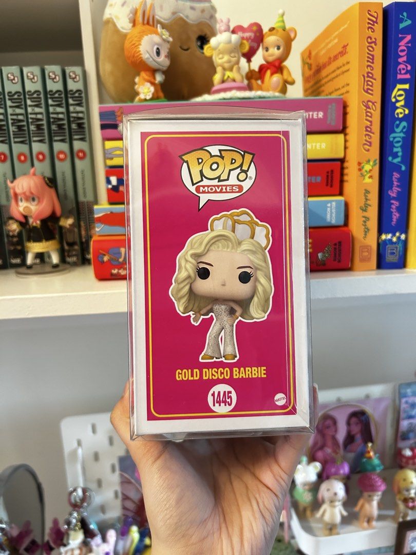 Gold Disco Barbie - Funko Pop (Category: Designer & Blind Box Toys) located in Paranaque City. Submitted by ubebianca (Listing ID 1464370390, Image 3). Description: comes with box protector, bought from hobbiestock in mint condition sdd, lbc, or j&t only. mop gcash.