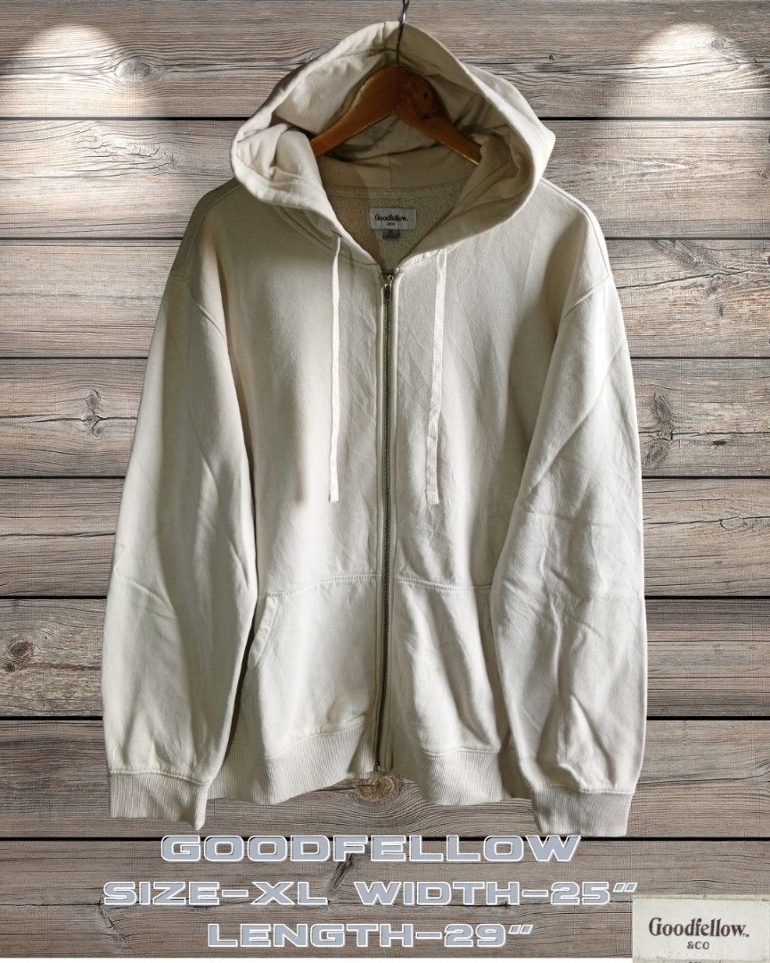 GOODFELLOW & CO ZIPPER HOODIE JACKET (Category: Hoodies) located in Taytay. Submitted by ThriftRacks (Listing ID 1464387432, Image 1). Description: Preloved/Thrifted from ukay bale Goodfellow & CO zipper hoodie jacket MOD-J&T Express/Lalamove SF shoulder by the buyer Meet up Sanjuan Elem. School Floodway Taytay Rizal only. Payment First Mode of payment-Maya/Gotyme.