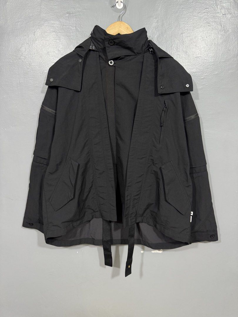 GOOPiMADE x Acrypsis Functional Jacket (Category: Coats, Jackets and Outerwear) located in Manila. Submitted by sophisticatedgoons (Listing ID 1464372927, Image 1). Description: GOOPiMADE x Acrypsis (A).07G - “DUET” R-Shield Space Parka Tagged size: 1 Fits Medium to Large men's In great condition No issue to report Measurements: Chest approx: 25" inches Length approx: 27" - 31" inches See details in the picture appreciate.