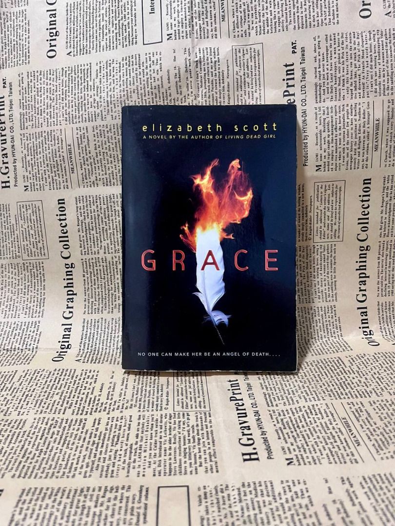 Grace by Elizabeth Scott (Category: Storybooks) located in Paranaque City. Submitted by littledairyqueen (Listing ID 1464523921, Image 1). Description: Grace by Elizabeth Scott 📖🖤 A dark and compelling dystopian novel about Grace, a girl raised to become an “Angel” and carry out a deadly mission, who ultimately chooses to escape the life she was trained for. A great read for fans of dystopian fiction, suspense, and thought-provoking YA stories.