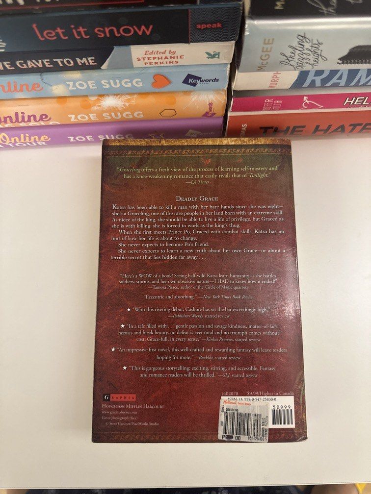 Graceling by Kristin Cashore (Category: Storybooks) located in Pasig City. Submitted by sheshels_ (Listing ID 1464419713, Image 2). Description: rfs: decluttering .