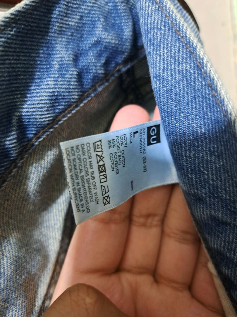 GU jorts (Category: Shorts) located in Baguio. Submitted by 808sxul (Listing ID 1464483289, Image 3). Description: 17 waist 24 length 13 thigh 12 hem.